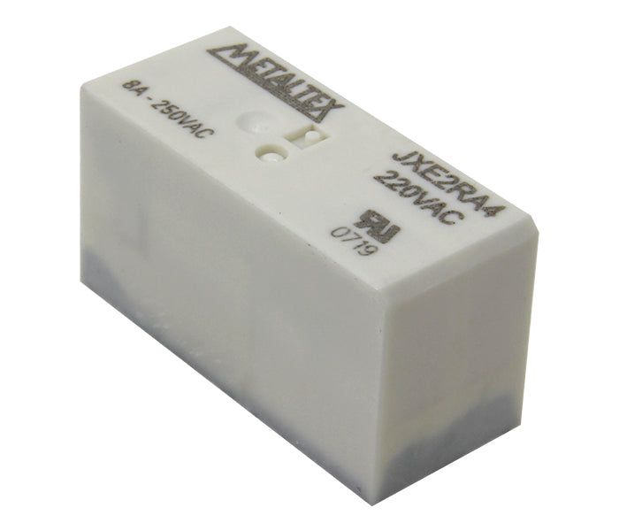 Relé plug-in, 2 contactos reversibles (DPDT), 110 VAC y 220 VAC - 220VAC