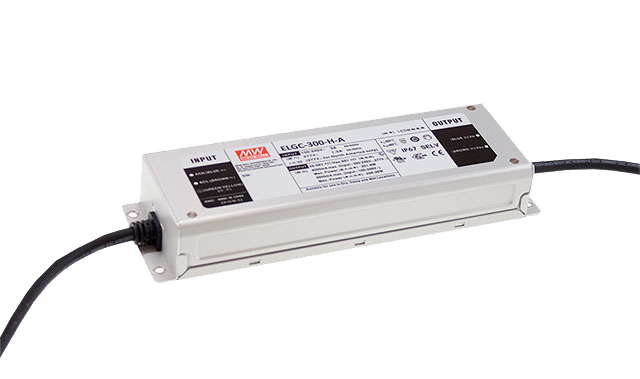 Driver LED carcasa metálica potencia PFC opcional DALI 300W ELGC-300 - 5600mA - AB - Ajuste Potenciómetro (Io) + 3 en 1