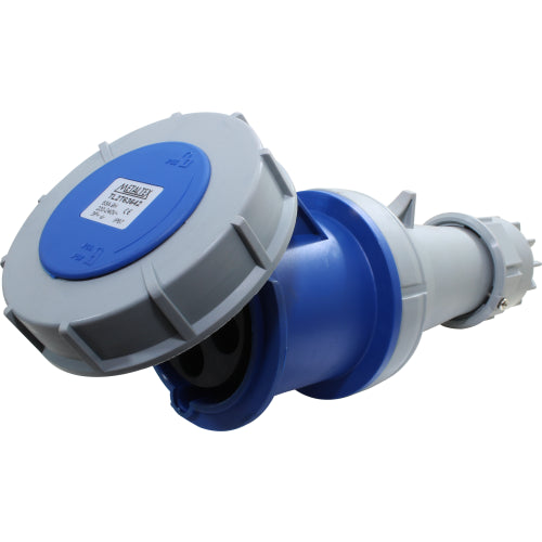 Enchufe industrial hembra volante 220 a 250VAC 16 a 63A serie TL3T - 63A - 2P+T - 6H