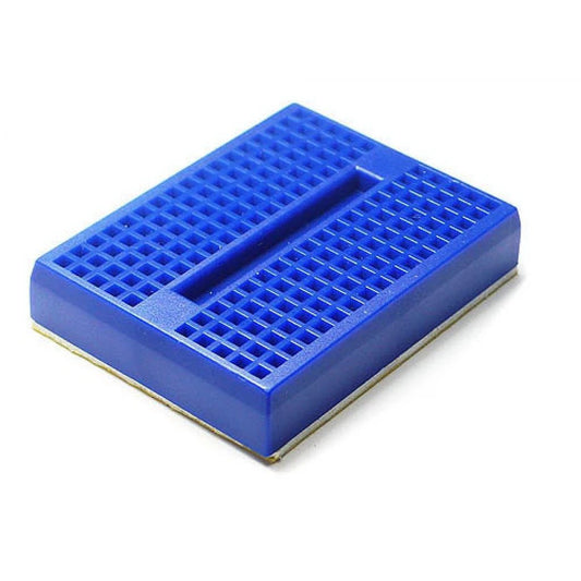 Tablero de Prototipado Compacto Autoadhesivo – Azul 170 Puntos de Conexión