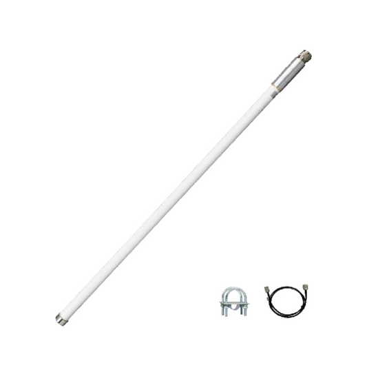 Kit antena fibra de vidrio 5dBi N-Macho LoRaWAN® GA01 de 60cm