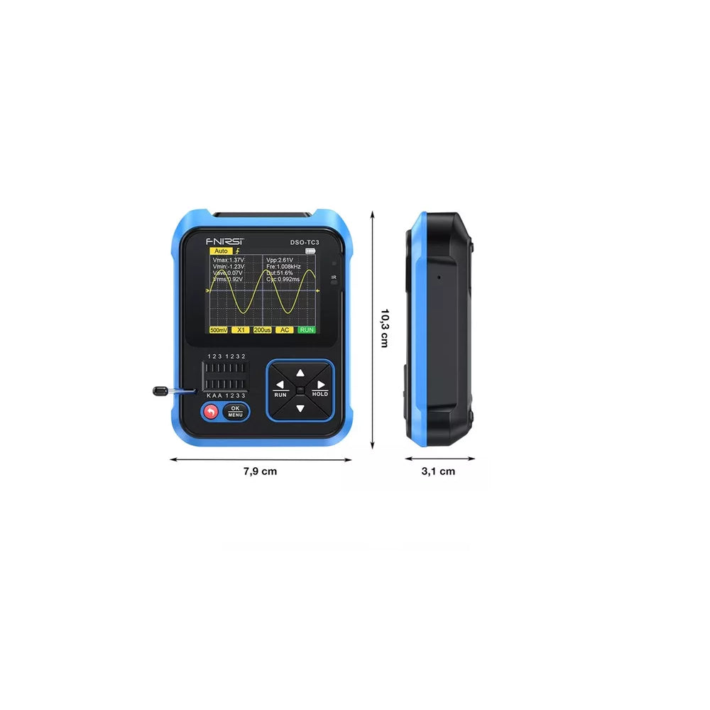Multímetro Digital y Analizador de Transistores DSO TC3 – FNIRSI