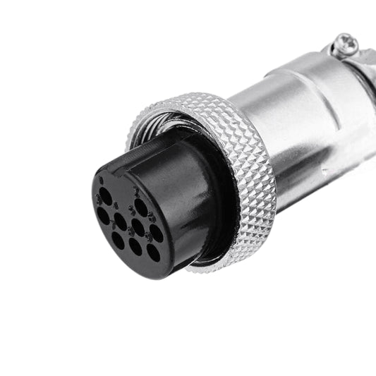 Acoplador para cable tipo hembra de 9 contactos GX20-9A