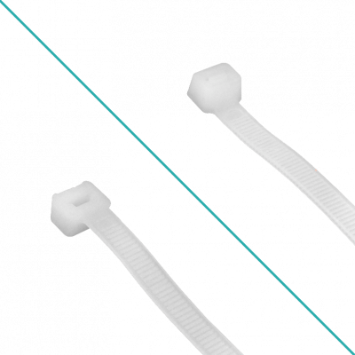 CV-75W. 50-unidades 500x7,2mm Blanca Sujetacables Plástico Nylon 7.2x500mm