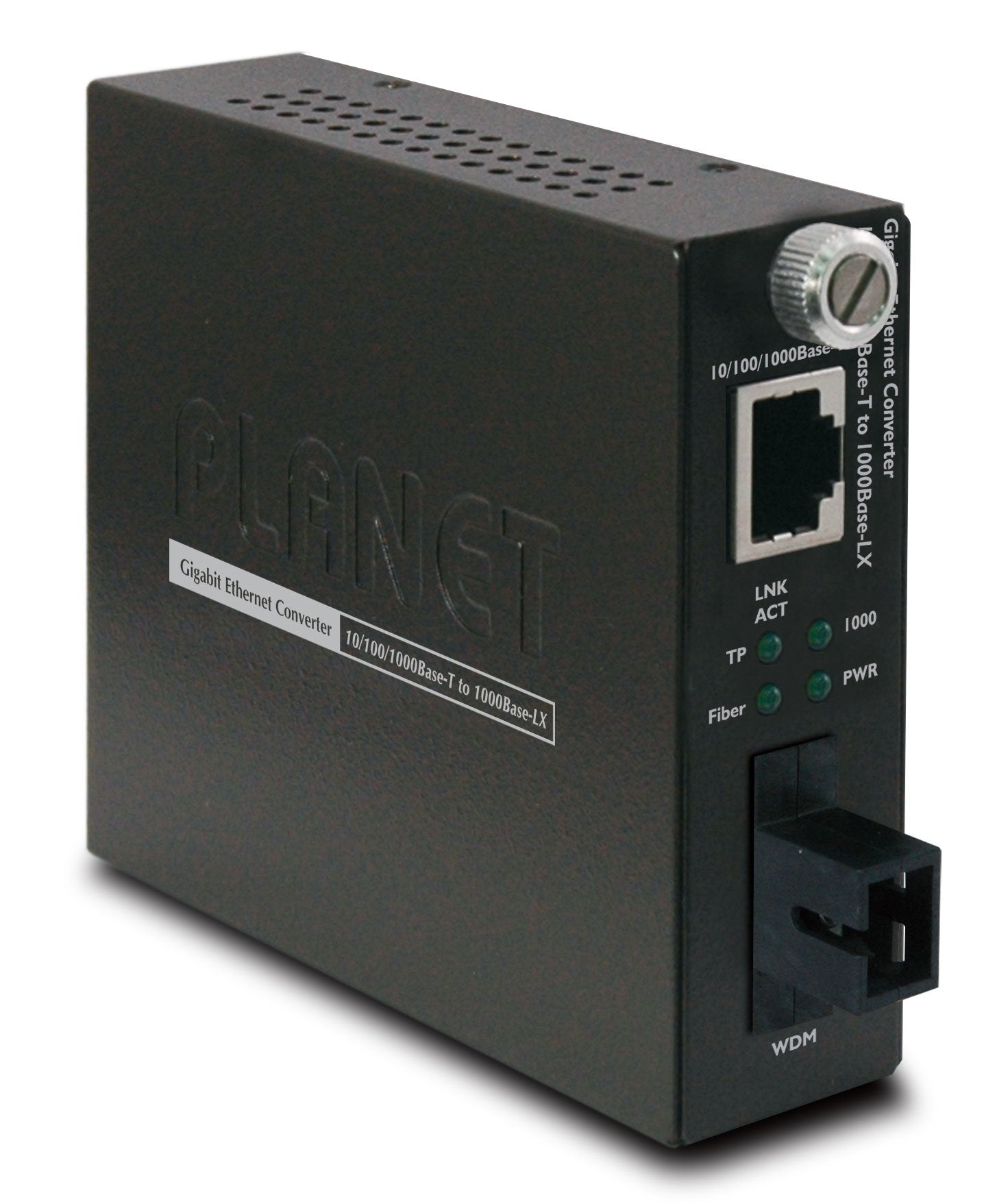 Convertidor de Medios Gigabit Inteligente 10/100/1000BASE-T a 1000BASE-LX WDM-TX: 1550 – 60 Km