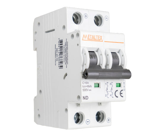 Mini Disyuntores de Corriente Continua (CC) - 25A - 4 Polos