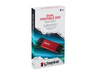 Kingston SSD Externo 2TB DUAL USB-A/C