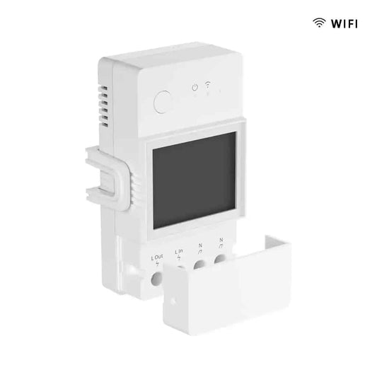 Dispositivo Inteligente WiFi con Función de Monitoreo de Consumo Eléctrico Sonoff POW Elite 20A