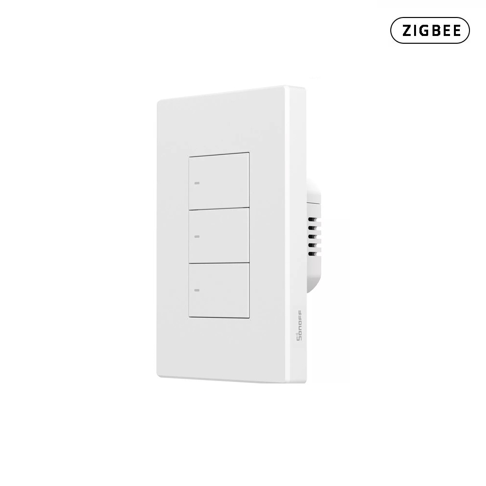 Conmutador Zigbee de Tres Vías sin Conductor Neutro Sonoff SwitchMan ZBM5