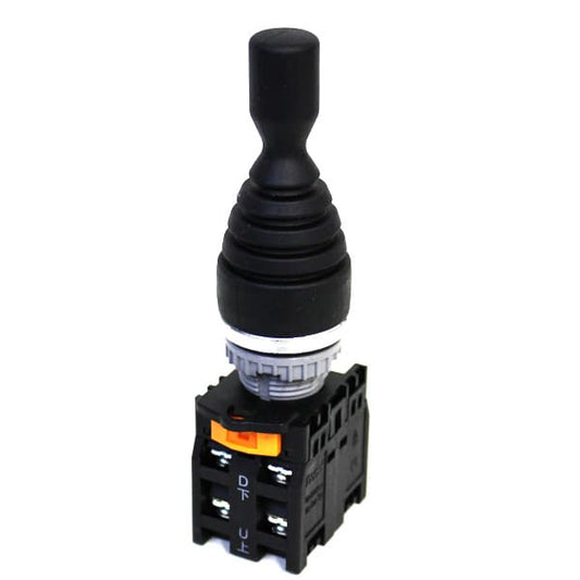 Llave manipuladora plástico 2 y 4 posiciones 1NA por posición 22mm serie TN2 - 2R - 2 Posiciones con retorno