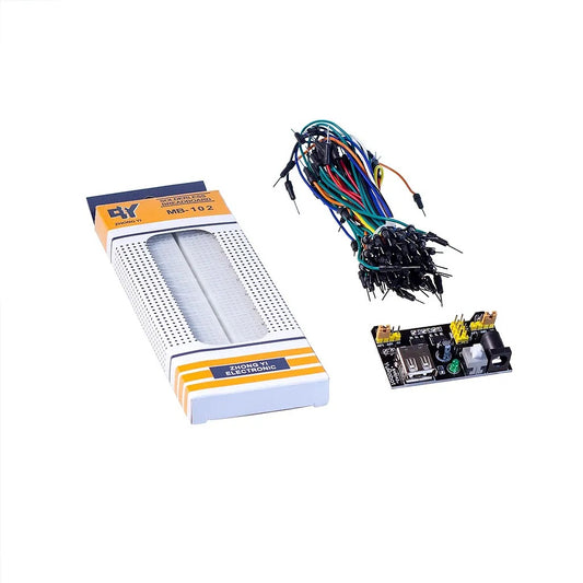 Placa de pruebas 830pts incluye Alimentador y Cables de Interconexión