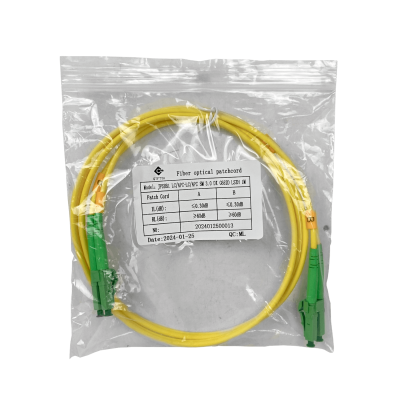 JFSBB1. 1 metro SM LC/APC a LC/APC monomodo SM dúplex cable jumper de fibra 3.0 mm 9/125