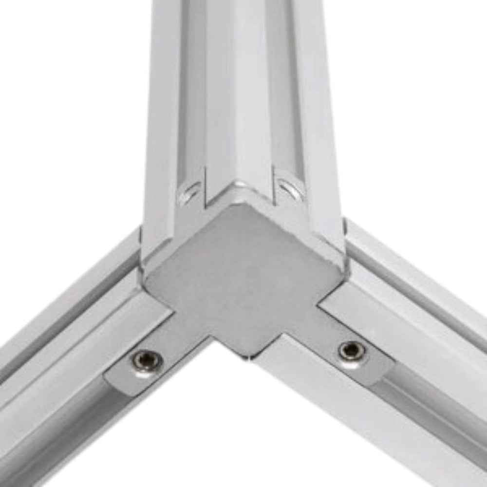 Conector Angular Triple de 3 Direcciones para Perfil 30x30