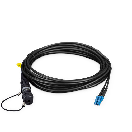 CB-QODC10G-600 Cable de fibra monomodo Q-ODC de 2 conectores/LC, 6 metros