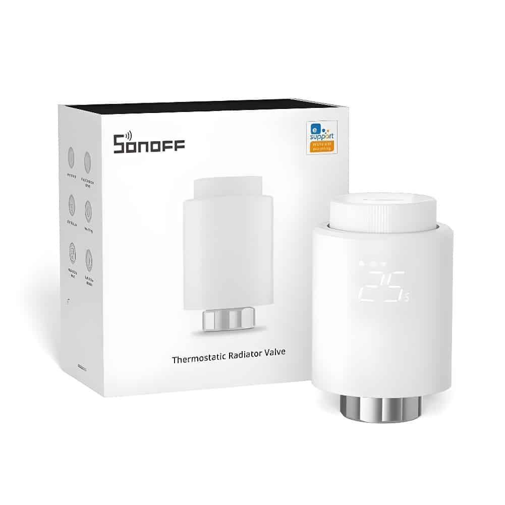 Regulador de temperatura inteligente Sonoff compatible con protocolo Zigbee