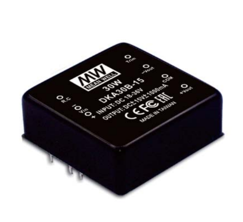 Convertidor DC-DC Dual 30W 12V Mean Well DKA30B-12 - 5V - 36~72 Vdc