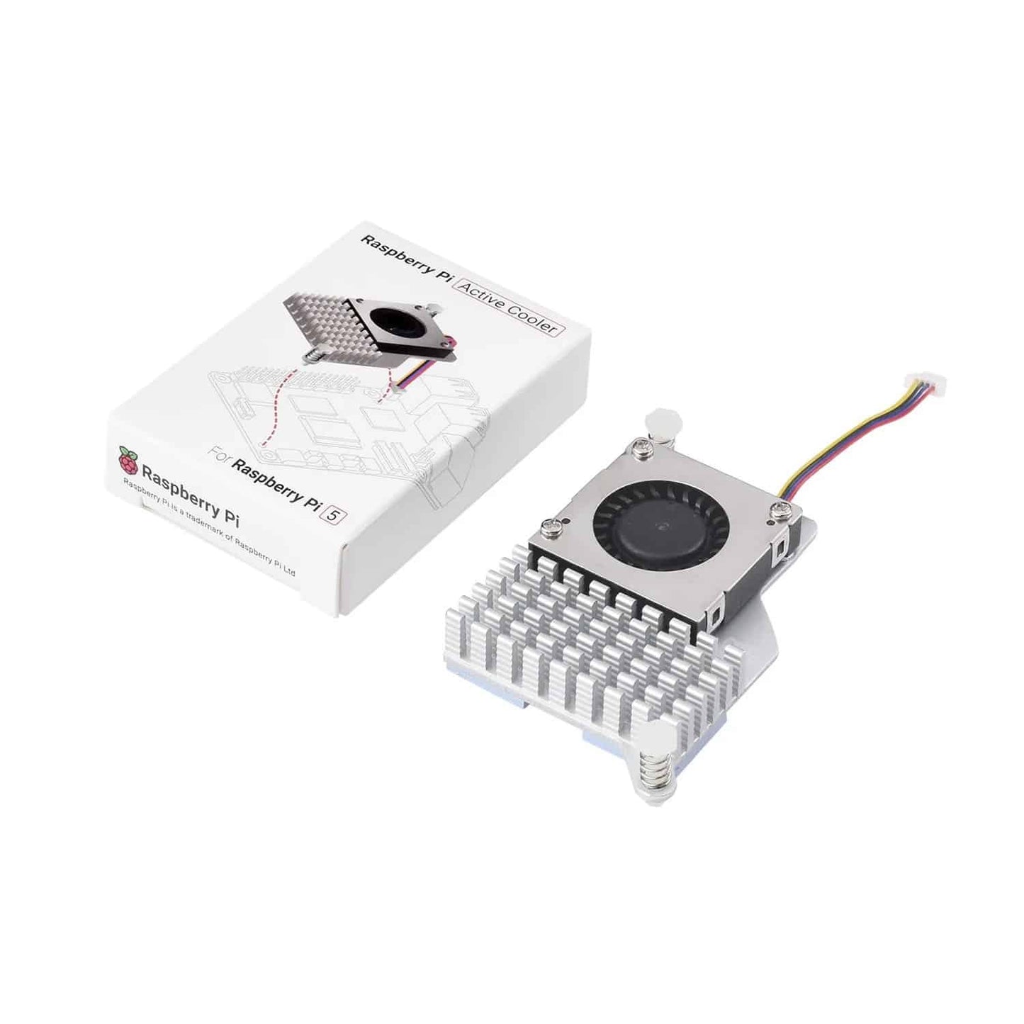 Ventilador Oficial para Raspberry Pi 5 incluyendo Radiador Térmico