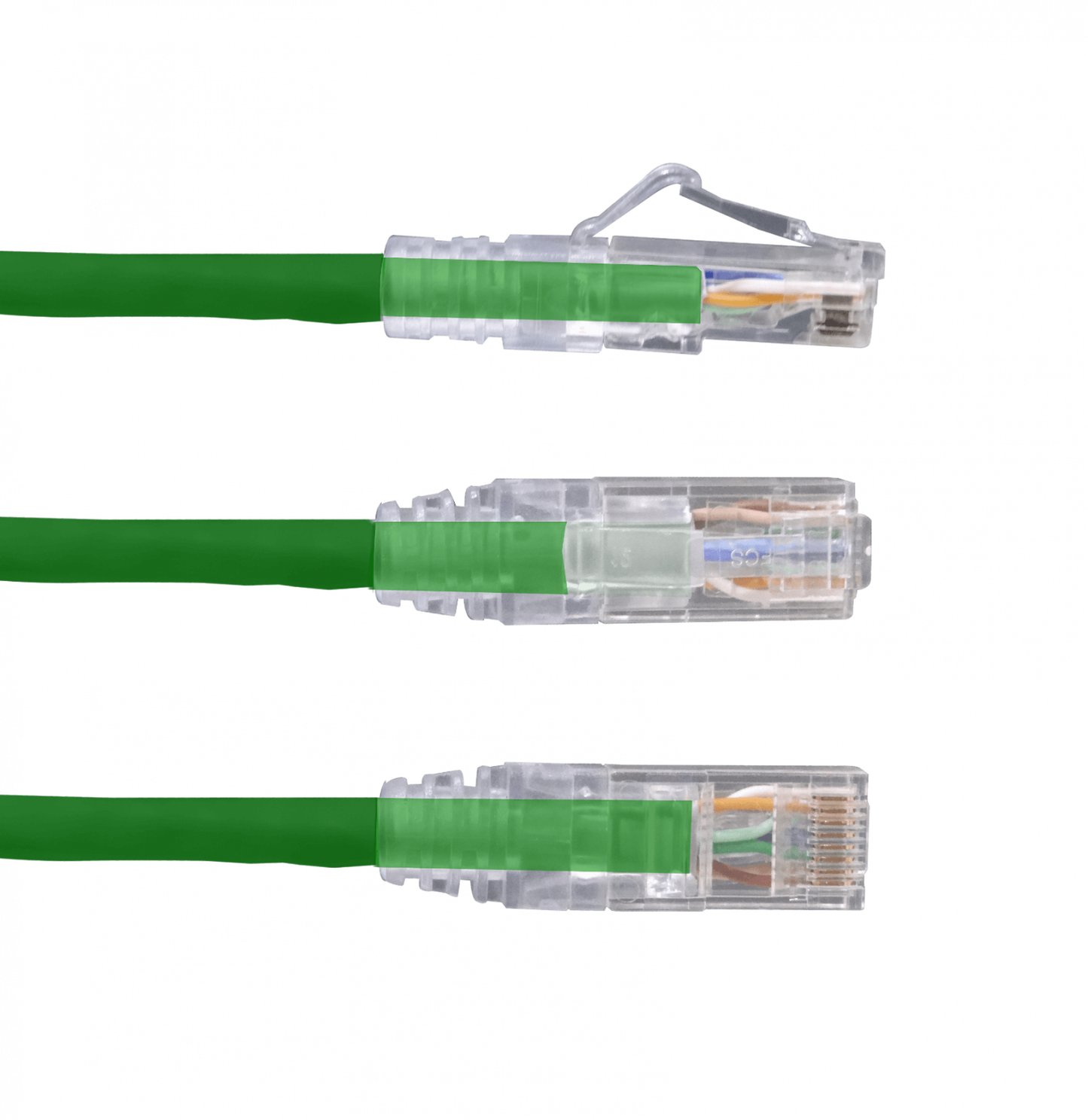 CP6V-1F. FURUKAWA Cable de red Cat6 de 1 metro, color verde, U/UTP LSZH, conector RJ45, Gigalan 35123211