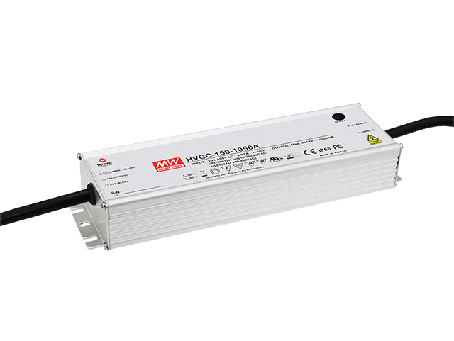 Driver LED carcasa metal 150W HVGC-150 - 1400mA - A - Ajuste Potenciómetro (Io)