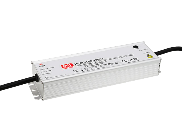 Driver LED carcasa metal 150W HVGC-150 - 700mA (comúnmente usado) - B - 3 en 1  (1-10V, Resistor, PWM)