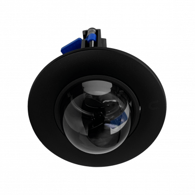 FMUBSB. UI Soporte de techo empotrado negro con burbuja ahumada para UVC-G5-Dome-Ultra