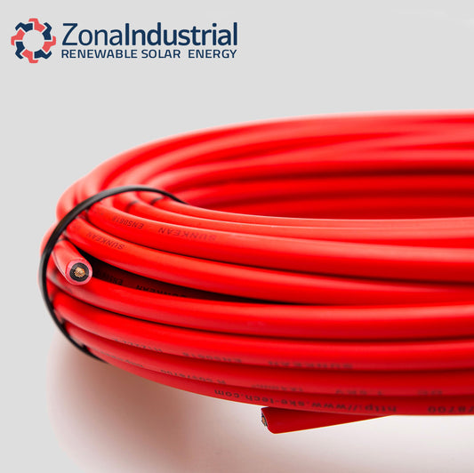 Cable solar Rojo 4mm² H1Z2Z2-K x 100mt