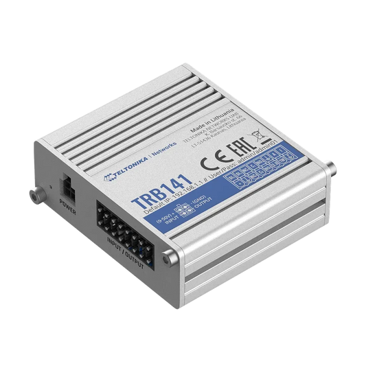 Pasarela Móvil Industrial Teltonika TRB141 2G/3G/4G Cat1 Entradas/Salidas Digitales AI Relé
