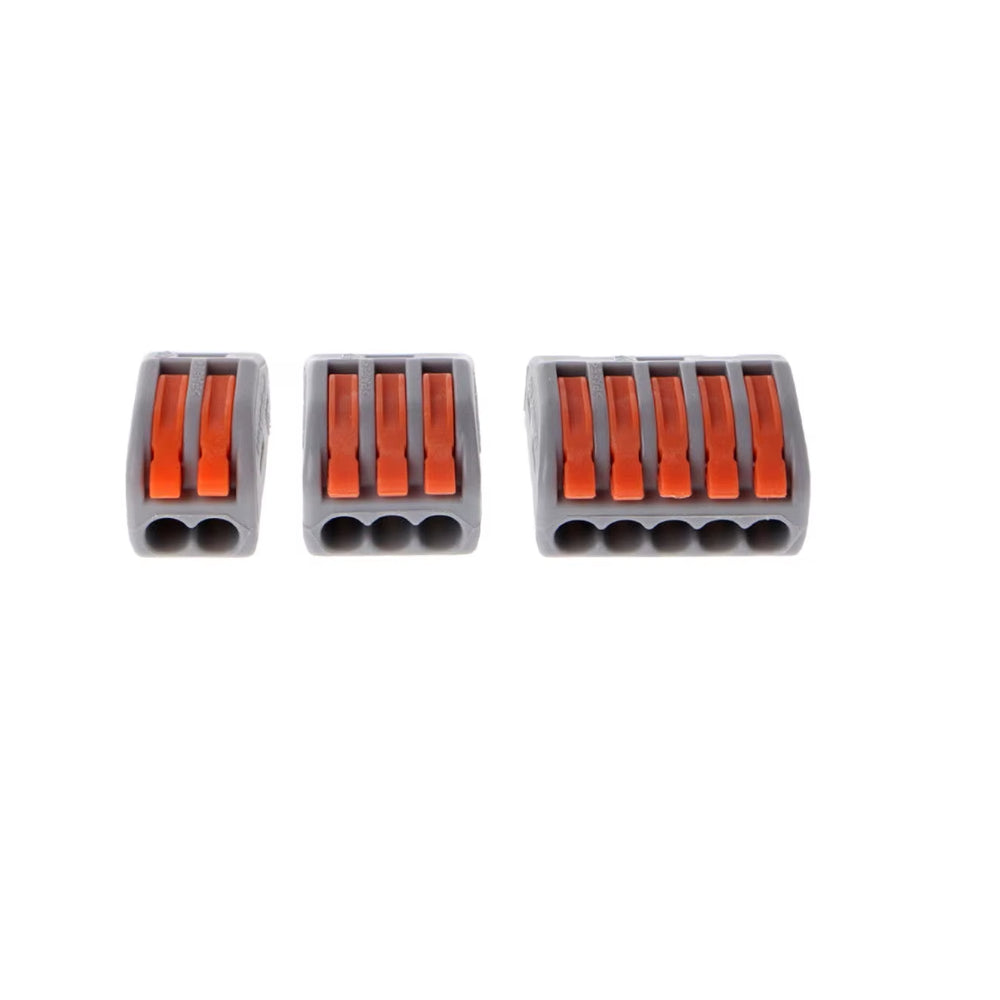 Kit Conformado por 50 Conectores de Unión Instantánea Modelo Wago