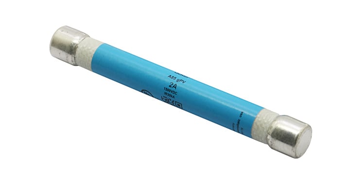 Fusible 10x85 mm 1500V DC, curva gPV (aplicaciones fotovoltaicas) marca ADLER - 25A