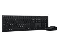 Lenovo 4X31R64337 teclado Ratón incluido Oficina RF Wireless + Bluetooth Español Negro