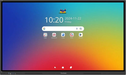 Viewsonic IFP8634 pizarra blanca interactiva 2,18 m (86") 3840 x 2160 Pixeles Pantalla táctil Negro