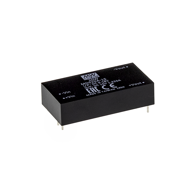 Conversor DC-DC modular médico 20W MDS20 - 36 a 75VDC - 5V