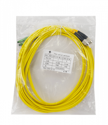 JFSBF5. 5 metros LC/APC-FC/UPC Monomodo SM Dúplex Latiguillo de Fibra 9/125um 3mm