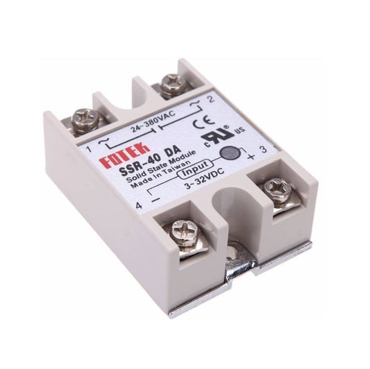 Relé de Control de Estado Sólido SSR-40DA 40A 250V