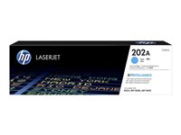 HP 202A CYAN LASERJET TONER CARTRIDGE 1300 PAGS