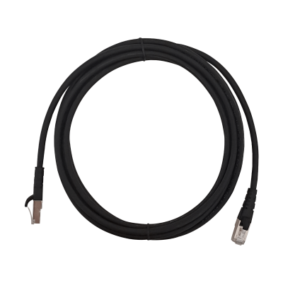 CP6SN-30L LINKMADE S/FTP CAT6 3mt NEGRO LSZH CABLE PATCH INYECTADO MULTIFILAR