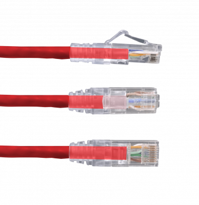 CP6R-1F. FURUKAWA Latiguillo de red RJ45 Categoría 6 U/UTP LSZH de 1 metro, color rojo, referencia Gigalan 35123344