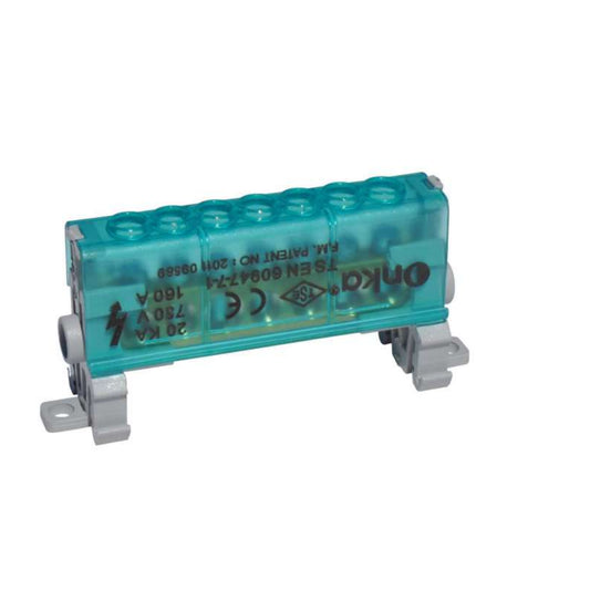 Bloques de conexión 7x12mm² monopolares con 7 puertos 2/5 – Onka