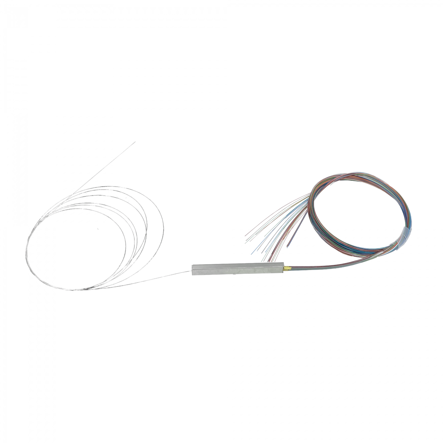 SPLITTER-32B. Divisor óptico 1x32 sin conectores para EPON/GPON, 1,5m requiere fusión, rango 1260-1650nm