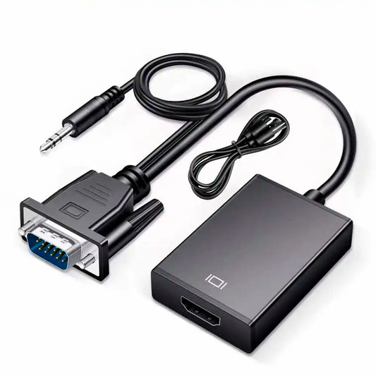 Convertidor de Señal VGA a HDMI con Resolución Full HD