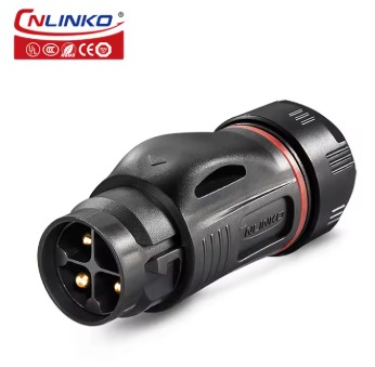 Conector Serie BD-24 Macho 4 Pines Plug Bloqueo Metálico CNLINKO
