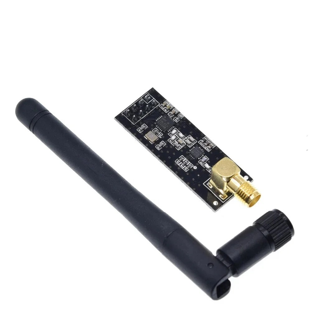 Transceptor NRF24L01 dotado de Antena conector SMA