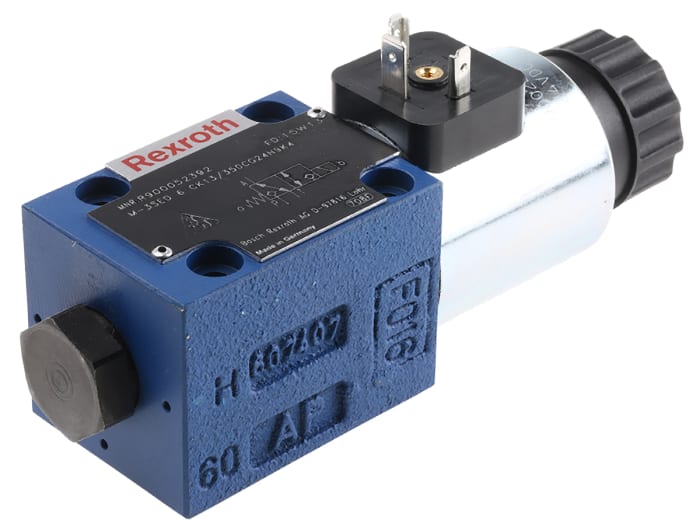 Válvulas de asiento de 2/2, 3/2 y 4/2 vías con accionamiento por solenoide