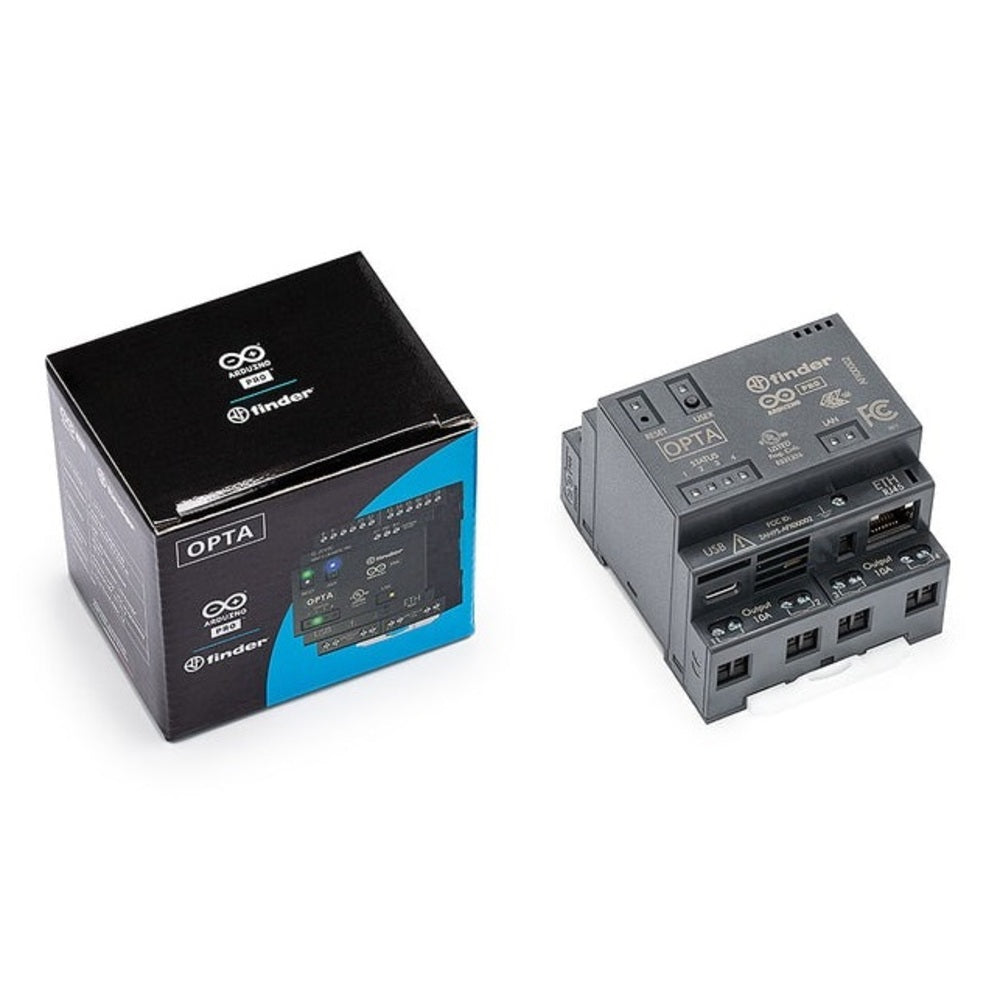 Placa Arduino Opta con conectividad WiFi – Controlador lógico compacto ETH con 8 entradas digitales/analógicas + 4 salidas de relé