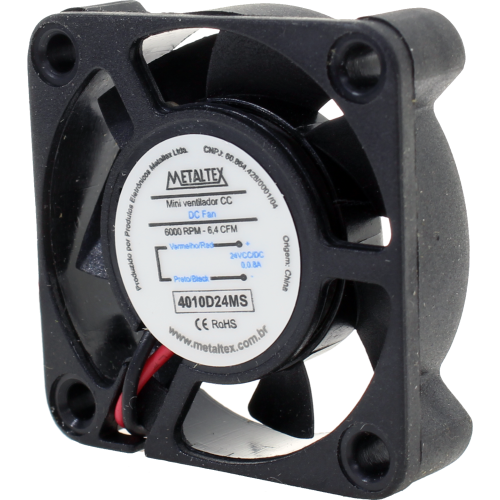 Ventilador para tableros alimentación 24VDC - Bola - 30x30x10mm