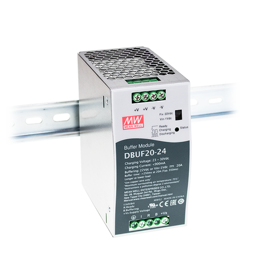 Buffer DC Riel DIN 20A 24V DBUF20