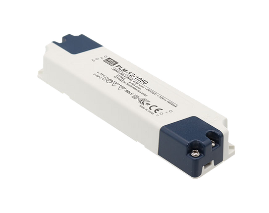 Driver LED plástico corriente PFC 12W PLM-12 - 350mA (comúnmente usado)