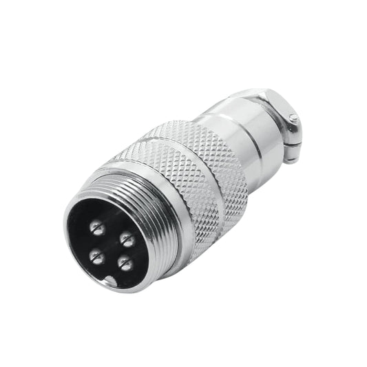 Acoplador de conducto Tipo Macho GX16-4K con 4 contactos