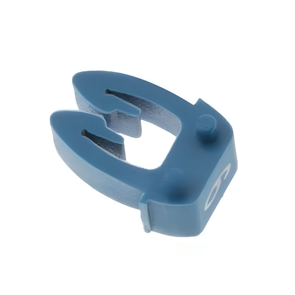 Juego de 10 Etiquetas de cable Referencia 6 Azul 0.75 a 1.5mm² – Onka
