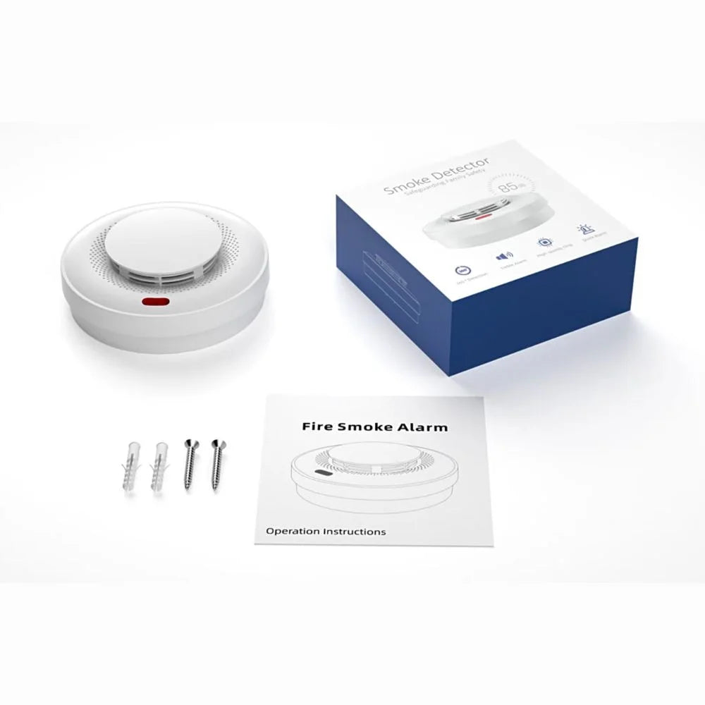 Dispositivo de Detección de Humo Inteligente SmartWise Smoke Pro R2 con conectividad inalámbrica RF 433MHz